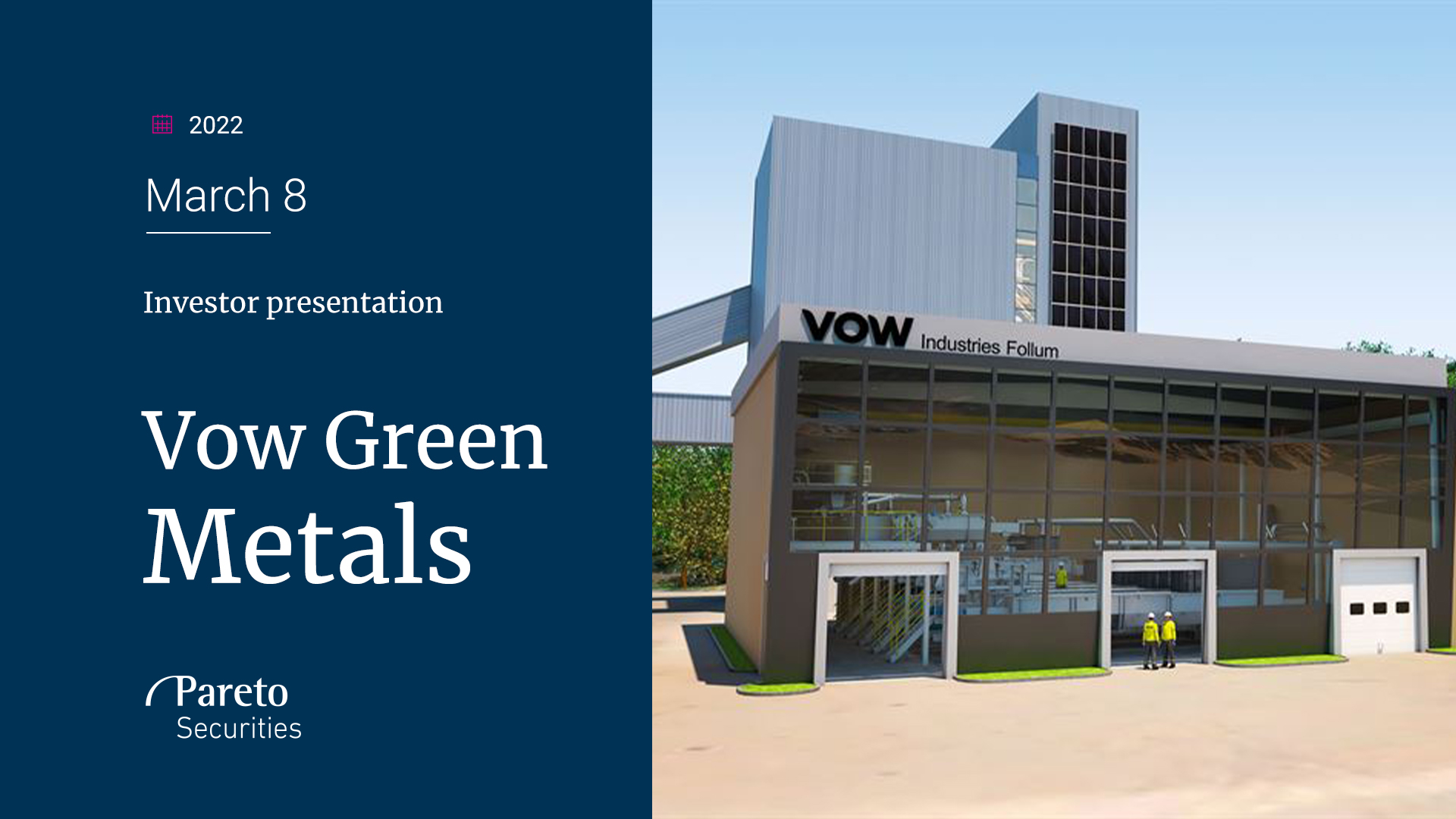 Vow Green Metals: Investorpresentasjon og Q&A